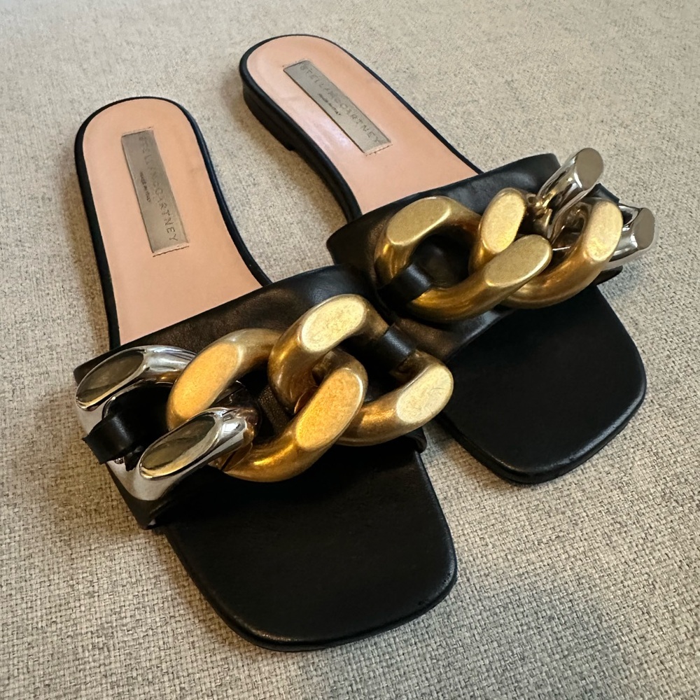 Stella McCartney Falabella Chain Sandals